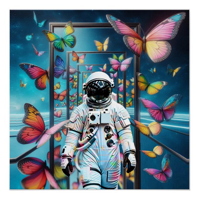 Póster Astronauta Dreamscape (Frente)