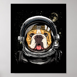 Poster Astronauta Espacial Americana Astronomia Galáxica 