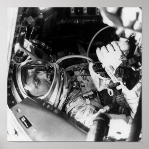 Póster Astronauta John Glenn dentro Amizade 7