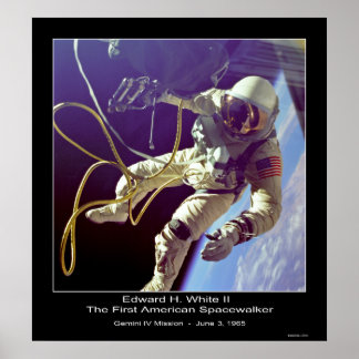 Póster Astronauta Russell L. Schweickart Missão Apollo 9
