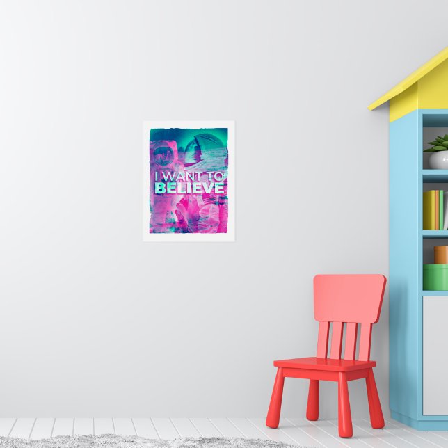 Poster Astronautas Que Quero Acreditar (Berçário 1)