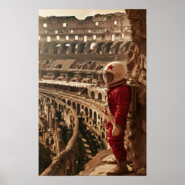 Poster Astronautas soviéticas levam Dentro do Cosmos Po