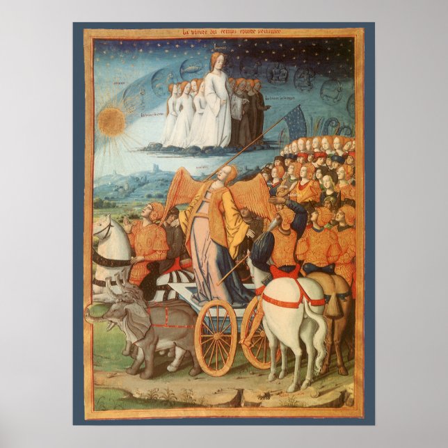 Póster Astronomia Celestial Vintage Poder dos Céus (Frente)