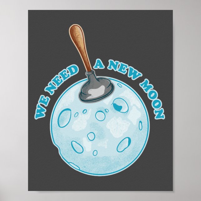 Poster Astronomia da Nova Lua (Frente)