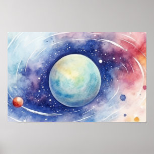 Poster Astronomia universo nebulosa. PEQUENO