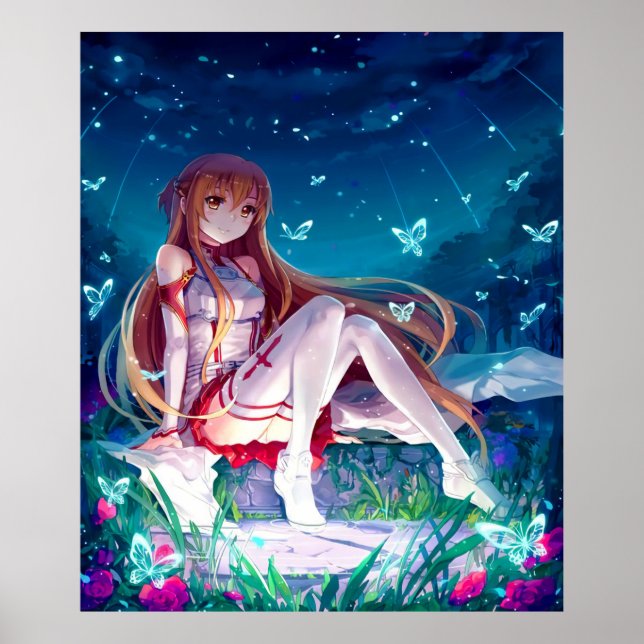 Poster Asuna - Arte por Espadas Online (Frente)