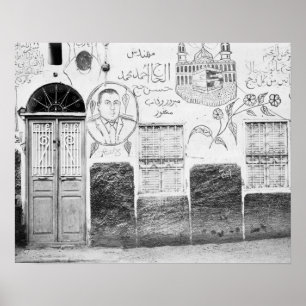 Póster Aswan Egito, Casa Decorada