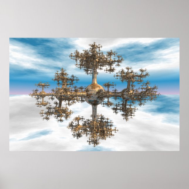 Póster Asymetricall Fractal (Frente)