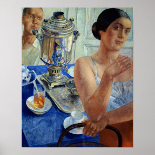 Póster At the Samovar, 1926