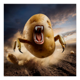 Póster Atacar Tater Em Movimento