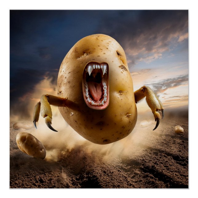 Póster Atacar Tater Em Movimento (Frente)
