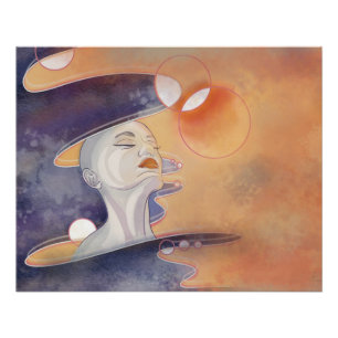 Póster Ataque à Nebula e Colar Galáctico