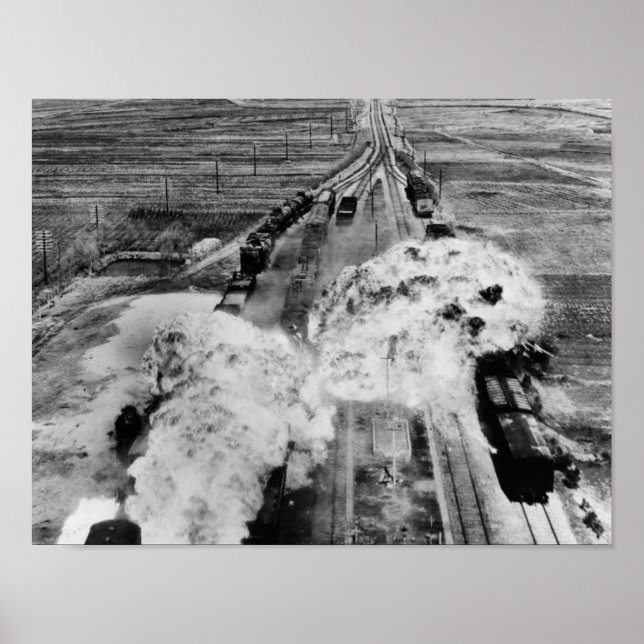 Poster Ataque ao comboio (Frente)