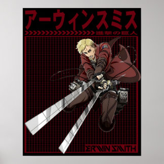 POSTER ATAQUE AO TITAN ERWIN SMITH
