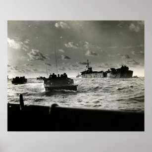 Póster Ataque aos Fuzileiros Navais Iwo Jima