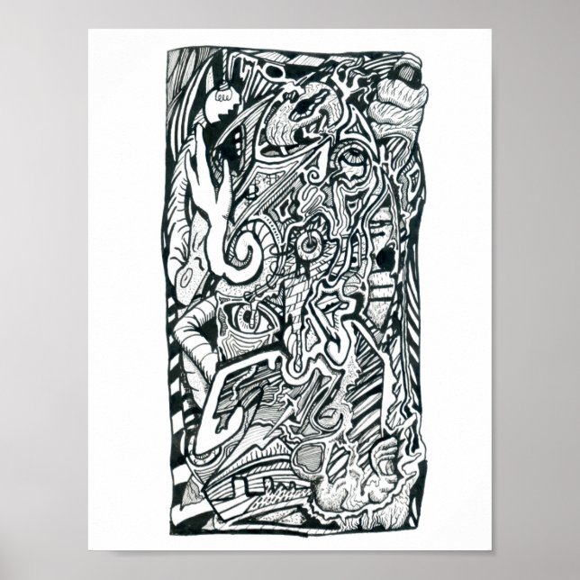 Poster Ataque de ansiedade de Brian Benson (Frente)