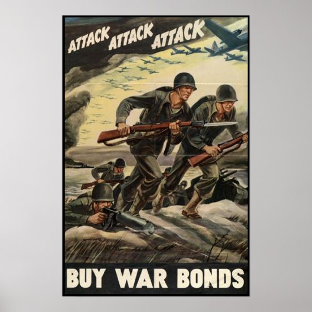 Póster Ataque de ataque (Frente)