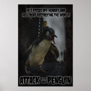 Poster Ataque do pinguim gigante! Cartaz cinematográfico