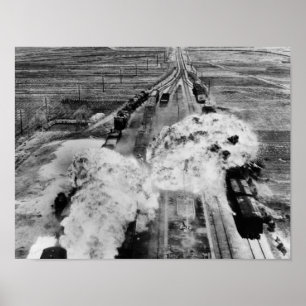 Poster Ataque do trem