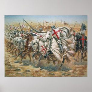 Póster Ataque dos cavaleiros de templo