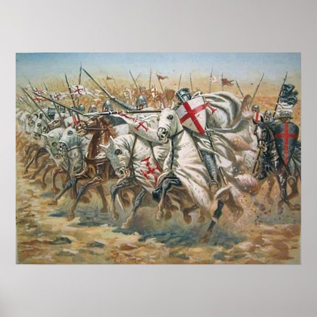 Póster Ataque dos cavaleiros de templo (Frente)
