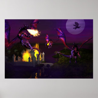 Poster Ataque Dragão de David e Michelle Wilder