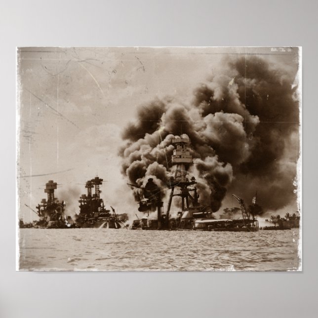 Poster Ataque em Pearl Harbor (Frente)