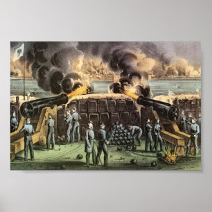 Poster Ataque no Ft. Sumter