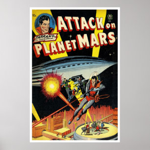 Poster Ataque no planeta Marte (1951)