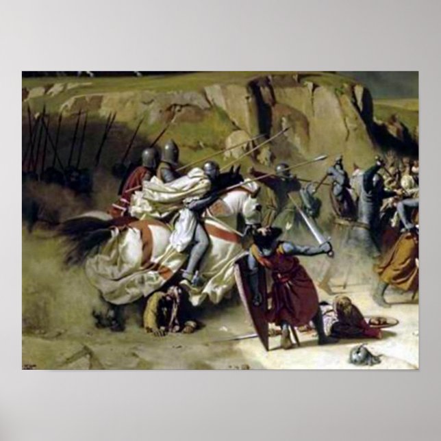 Poster Ataque os cavaleiros de templo 02 (Frente)