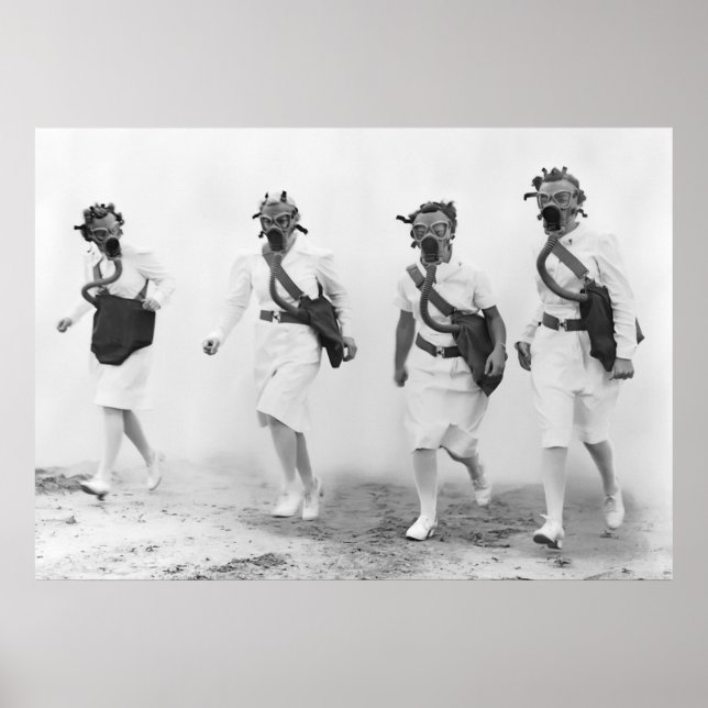 PÓSTER ATAQUE QUÍMICO 1942 (Frente)