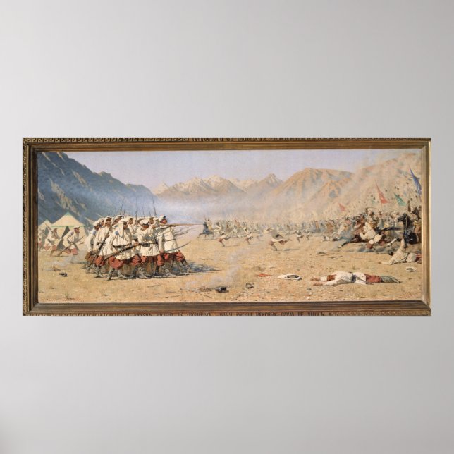 Póster Ataque surpresa, 1871 (Frente)