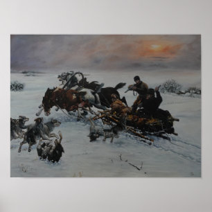 Poster Ataque Wolves Winter