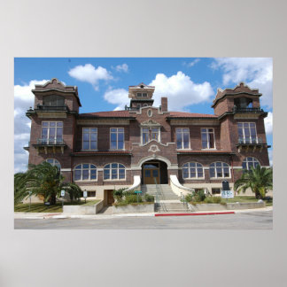 Poster Atascosa County Courthouse, Jourdandon, Texas