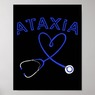 Poster Ataxia Stethoscope Enfermeira Neurológica Hemiatax