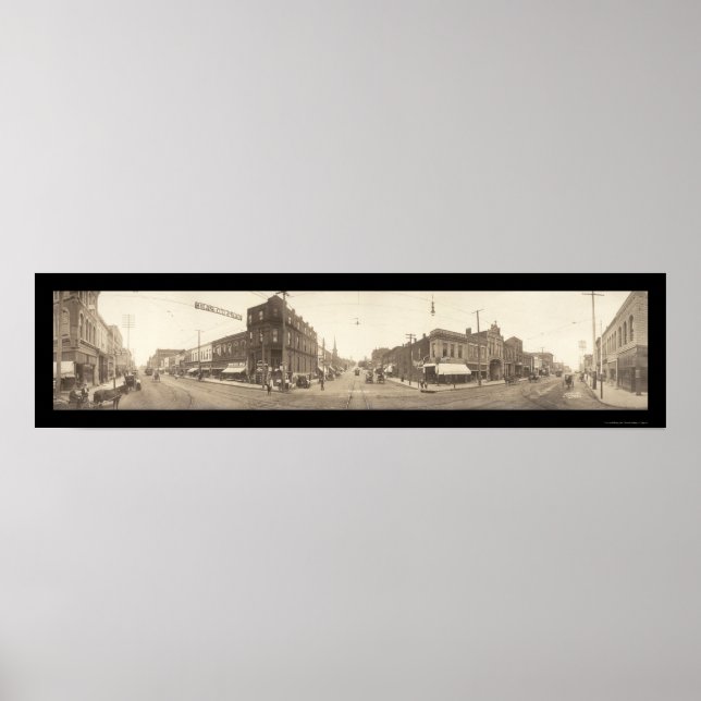 Poster Atchison, KS Foto 1909 (Frente)