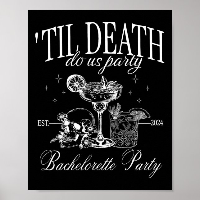 Poster Até a morte, festejamos o Bebendo de esqueleto eng (Frente)