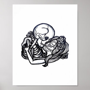 Poster Até a morte nos fazer parte do clássico - esquelet