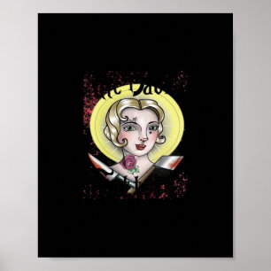 Poster Até a morte nos tornar clássicos - Vintage Gothic