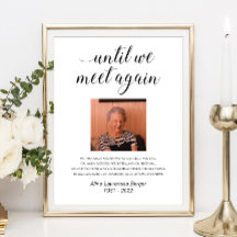 Até Nos Reencontrarmos Elegante Poema de Memória F