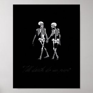 Poster Até Que A Morte Nos Faça Parte Da Design Clássica