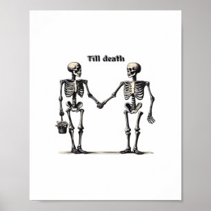 Poster Até que a morte nos faça parte do clássico - citaç