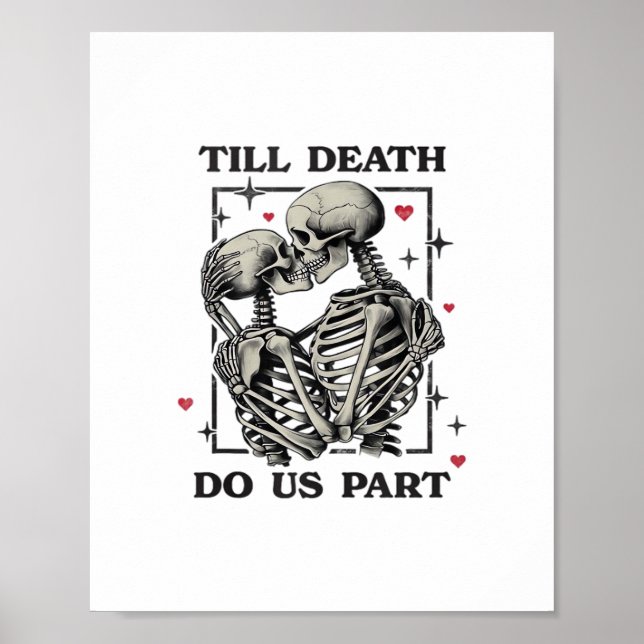 Poster Até que a morte nos faça parte do clássico - Skele (Frente)