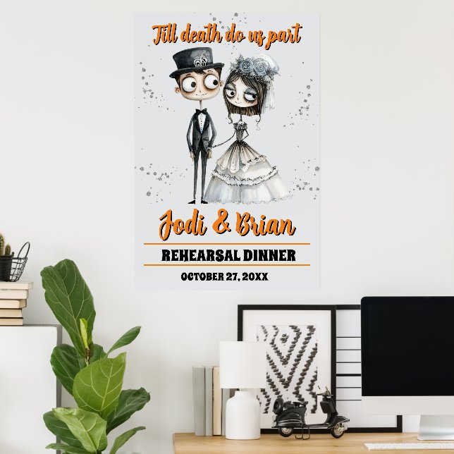 Poster Até que a Morte nos Separe Boas-vindas de Casament (Escritório em casa)