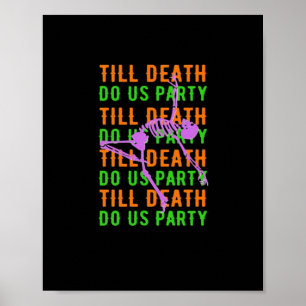 Poster Até que a Morte nos Separe Festa Engraçada de Hall