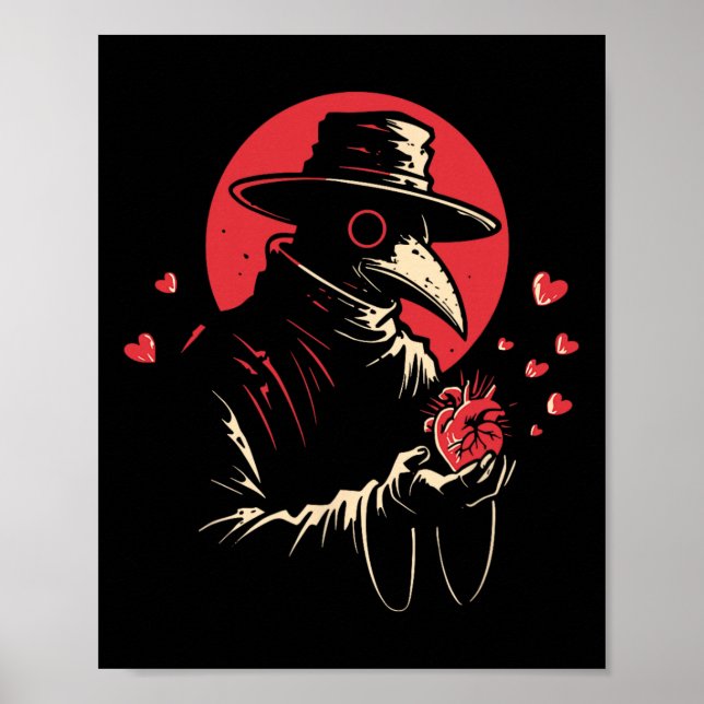 Poster Até que a Morte nos Separe Médico da Peste Gótico  (Frente)