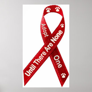 Poster Até Que Não Haja Nenhuma, Adote Uma