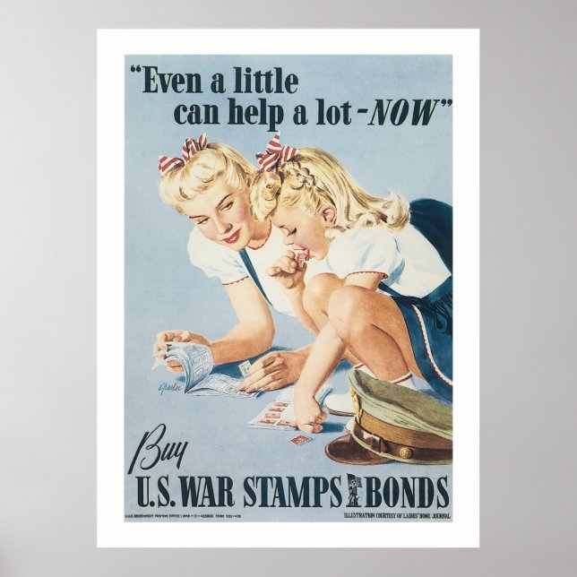 Poster Até um pouco pode ajudar muito agora (Frente)