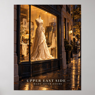 Poster Ateliê do Upper East Side à Noite