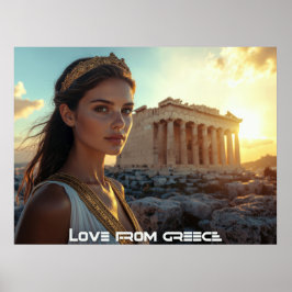 POSTER ATÉNAS - GRÉCIA